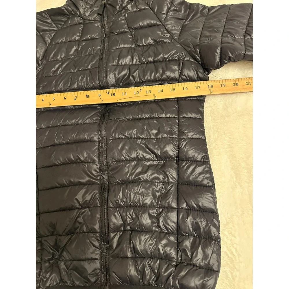 Jackson Hole Outerwear Women Navy Puffer Jacket Full Zip Quilted Coat Size M